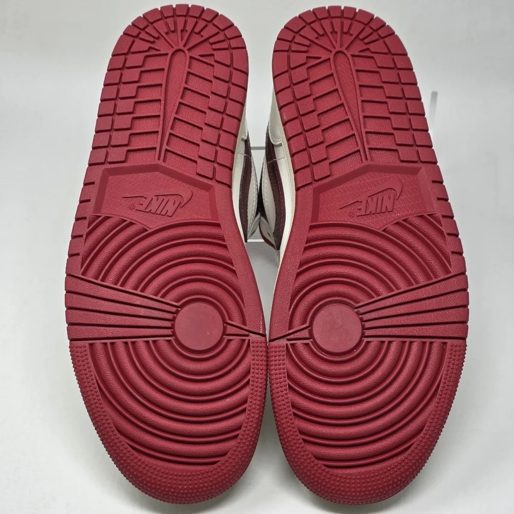 Nike Air Jordan 1 Low SE Ruby Sneakers Womens Size 10.5 Sail Red HJ9338-106 New